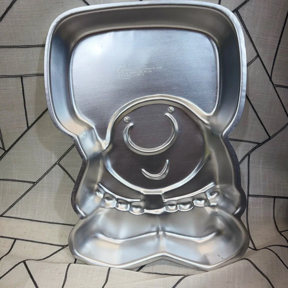 Wilton Ziggy Cake Pan 14x10 Silver Vintage 1978 Character Aluminum 502-7628
